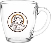 Glass Bistro Coffee Mug