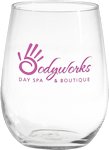 Vina Stemless White Wine Glass with Custom Imprint 17 oz.