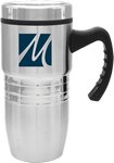 Steel City Stainless Mug w/Polished Rings