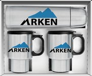 Three Piece Steel City Beverage Set in Gift Box