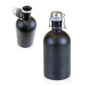 Stainless Steel 64-oz. Growler, (Matte Black) 