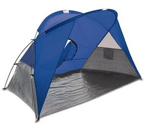 'Cove' Sun Shelter, (Blue with Grey Trim) 