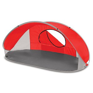 'Manta' Sun Shelter, (Red with Grey Trim) 