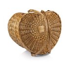 'Heart' Picnic Basket, (Antique White) 