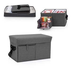 Ottoman Cooler & Seat, (Grey) 