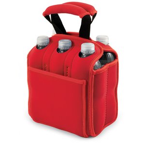 'Six Pack' Beverage Carrier, (Red) 