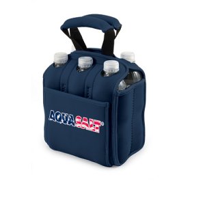 'Six Pack' Beverage Carrier, (Navy) 