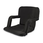 Ventura Portable Reclining Stadium Seat, (Black)