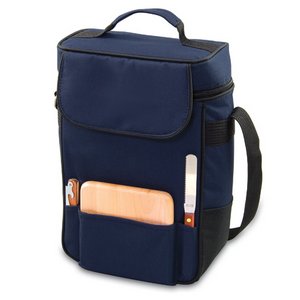 'Duet' Wine & Cheese Tote, (Navy) 