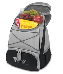 'PTX' Cooler Backpack, (Black with Grey) 