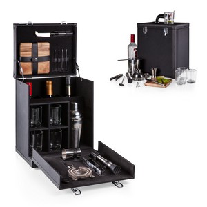 'Hamilton' Travel Cocktail Bar, (Black) 