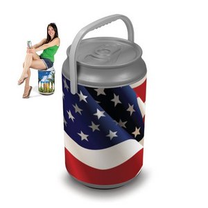 Mega Can Cooler, (American Flag Design) 