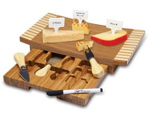 'Concavo' Cheese Board & Tools Set 