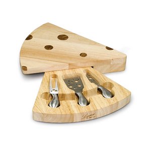 'Swiss' Cheese Board & Tools Set 