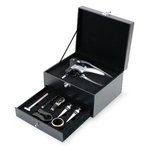 Cabernet 8-Pc Wine Accessories Set, (Black)
