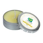Cloud 9 Candle Small Push Tin Silver