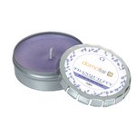 Tranquility Candle Large Push Tin Silver