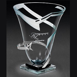 Orbiting Star Vase Award 