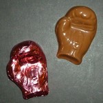 Chocolate Pink Foiled Boxing Glove