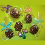 Chocolate Bunny with Foiled Egg