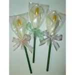 Chocolate Easter Lily Pop