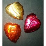 Chocolate Foiled Leaves in Multiple Color Choices