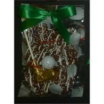 Golf Theme Chocolate Dipped Pretzel Knots, Putter and Golf Ball