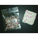 Chocolate Dipped Graham Cracker Sprinked with Pink Ribbons