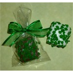 Shamrock Marshmallow Chocolate Crispy Bite