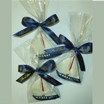 White Chocolate Sailboat Packaged in Cello with Bow