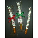 Single Chocolate Dipped Pretzel Rods