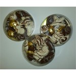 Milk and White Chocolate Assorted Seashell Shapes in Round Box
