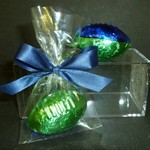 Foiled 3D Chocolate Football