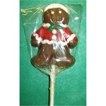 Chocolate Gingerbread Man Pop