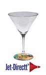 Deep Etched Rona Martini Glass 10.25 oz 