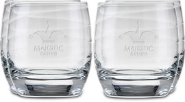 Double Old Fashion Rocks Romantica Gift Set  - 4 Pieces 12.75 oz.