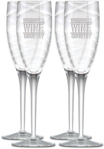 Romantica Champagne Glass Gift Set  - 4 Pieces 