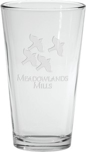 Deep Etched Mixing Glass 16 oz. 