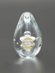 Purity Art Glass Mini Glass Egg Shape Award