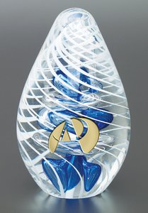 Glacier Swirl Art Glass Award 