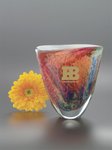 Vida Art Glass Award Vase