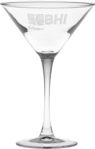 Classic Stem Martini - Deep Etched 7.25 oz. 
